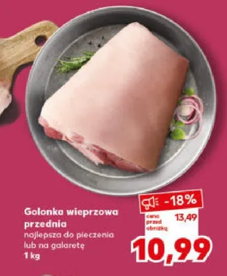 Golonka wieprzowa przednia najlepsza do pieczenia lub na galaretę promocja w Kaufland