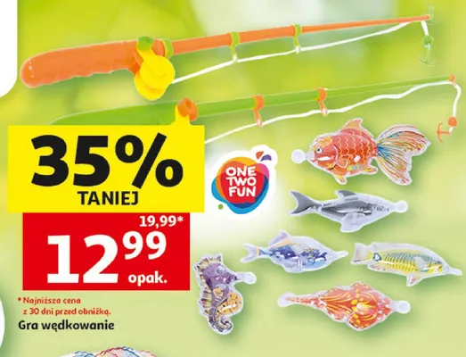Gra wędkowanie ONE TWO FUN promocja w Auchan