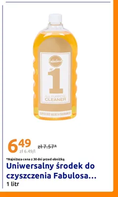 Uniwersalny środek do czyszczenia Fabulosa All Purpose Cleaner promocja w Action