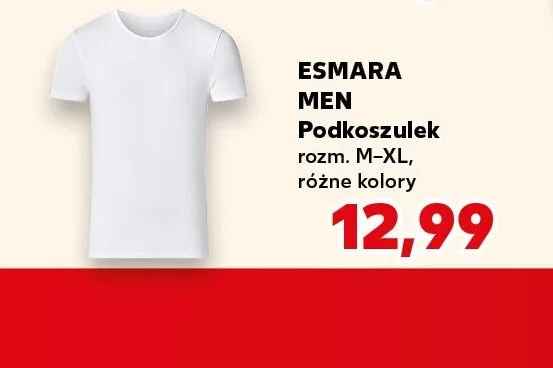 Podkoszulek męski Esmara Men promocja w Kaufland