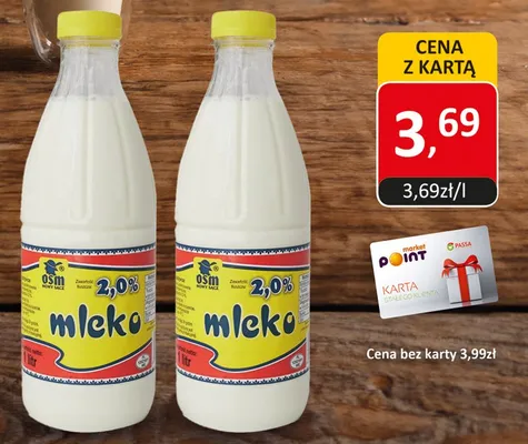 Mleko świeże 2% promocja w Market Point