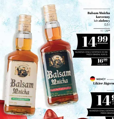 Balsam Mnicha korzenny promocja w POLOmarket