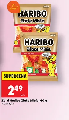Żelki Złote Misie promocja w Biedronka