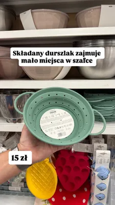 Składany durszlak Pepco Home promocja w Pepco