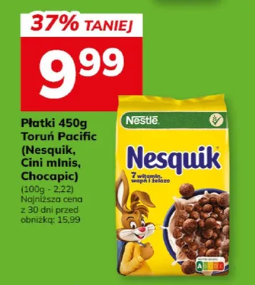 Płatki 450g (Nesquik, Cini Minis, Cheerios) promocja w Hitpol