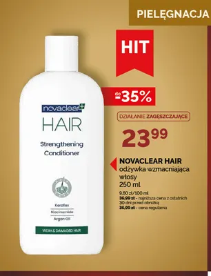 Odżywka wzmacniająca włosy Novaclear Hair promocja w Ziko Dermo