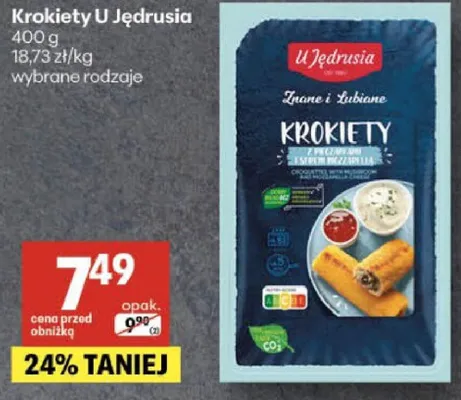 Krokiety U Jędrusia promocja w Delikatesy Centrum