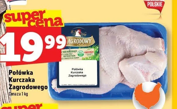 Połówka kurczaka Zagrodowego promocja w TOPAZ
