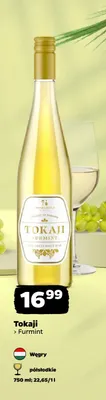 Wino białe półsłodkie Tokaji Furmint promocja w Netto