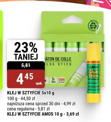 Klej w sztyfcie Astra 5-pak 10 g promocja w bi1