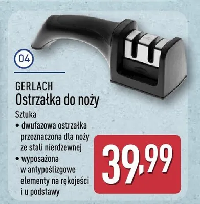 Ostrzałka do noży promocja w Aldi