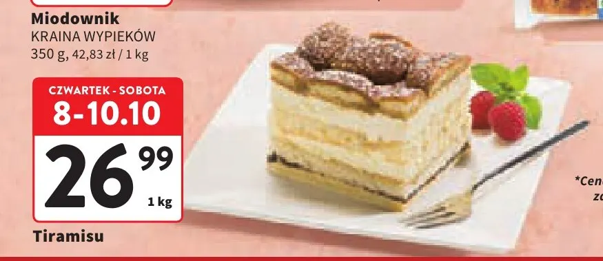 Tiramisu promocja w Intermarche