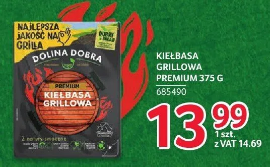 Kiełbasa grillowa Premium Dolina Dobra promocja w Selgros