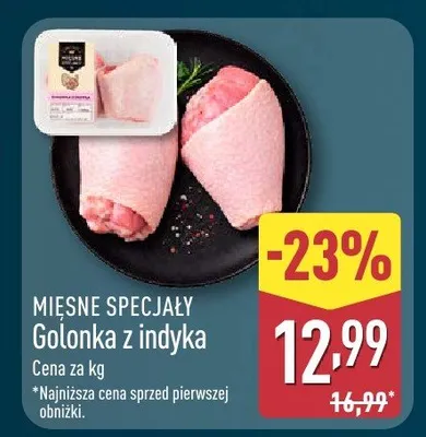 Golonka z indyka promocja w Aldi