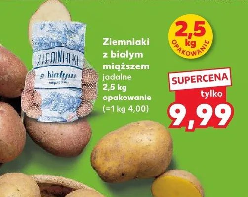 Ziemniaki z białym miąższem jadalne promocja w Kaufland