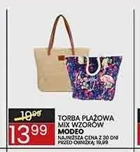 Torba plażowa Modeo promocja w Wafelek