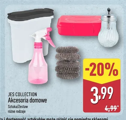 Akcesoria domowe JES COLLECTION promocja w Aldi