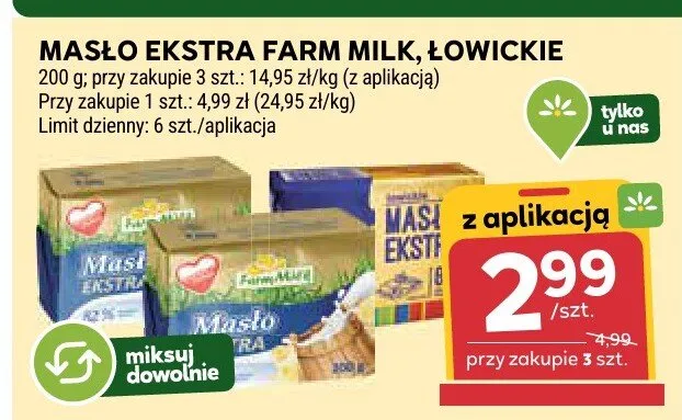 Masło Extra promocja w Stokrotka