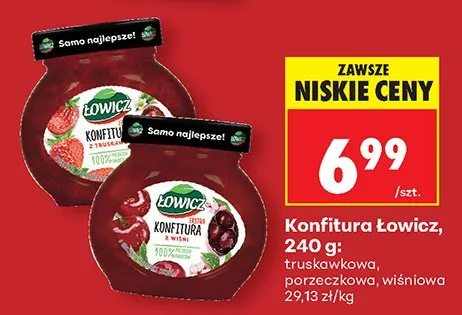 Konfitura truskawkowa promocja w Biedronka