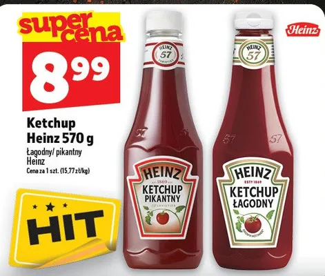 Ketchup pikantny Heinz promocja w TOPAZ