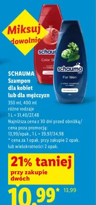 Szampon dla mężczyzn Schauma For Men promocja w Lidl