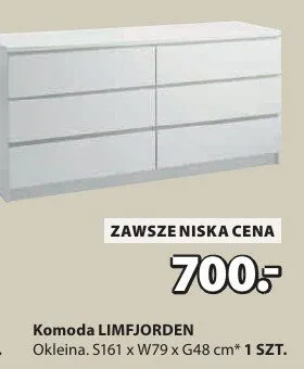 Komoda LIMFJORDEN promocja w Jysk