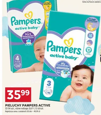 Pieluchy Active Baby promocja w Stokrotka