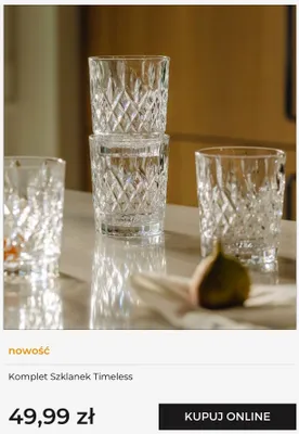 Komplet szklanek Home&You Timeless promocja w home&you