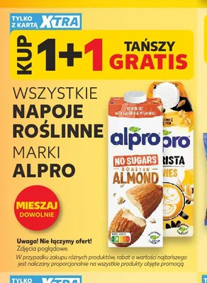 Napój migdałowy Alpro Almond No Sugars promocja w Kaufland