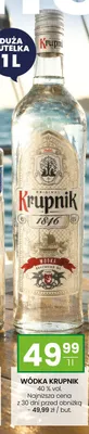 Wódka Krupnik 40% vol. promocja w Twój Market