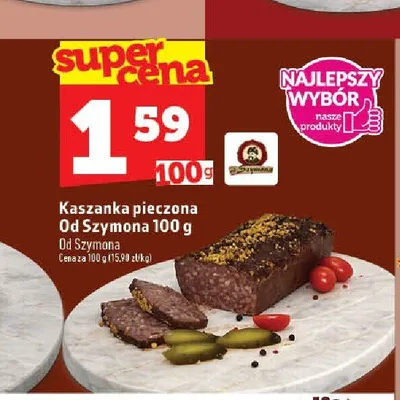 Kaszanka pieczona Od Szymona promocja w TOPAZ