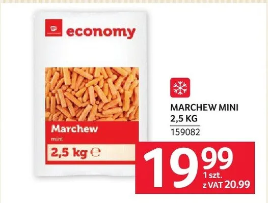 Marchew mini 2,5 KG promocja w Selgros