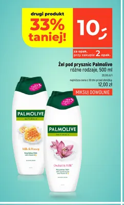 Żel pod prysznic Palmolive Naturals Milk & Honey promocja w Dealz