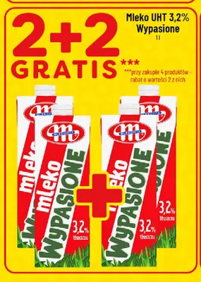 Mleko UHT Mlekovita 3,2% promocja w POLOmarket