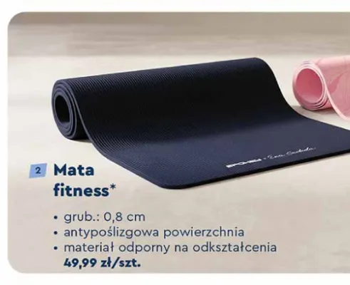 Mata fitness 0,8 cm Spokey promocja w Biedronka