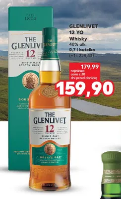 Whisky Glenlivet 12 YO promocja w Kaufland