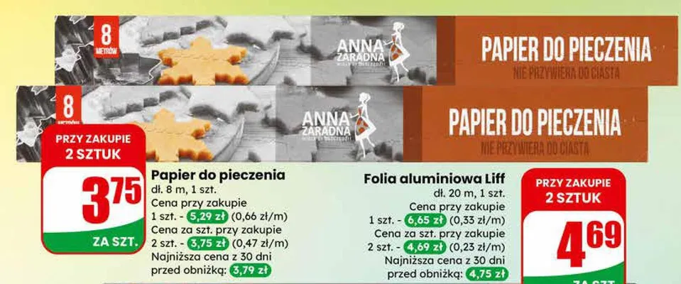 Folia aluminiowa promocja w Dino