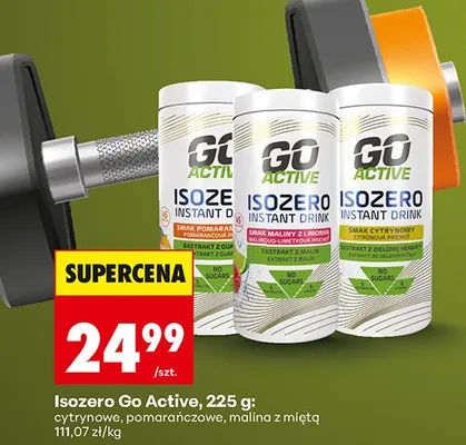 Napój izotoniczny Isozero cytrynowy promocja w Biedronka