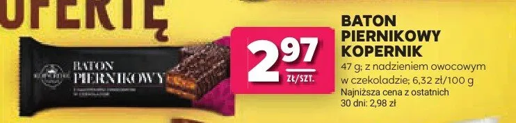 Baton Piernikowy Kopernik promocja w Stokrotka