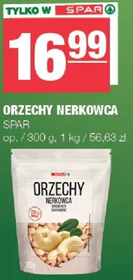 Orzechy nerkowca promocja w SPAR