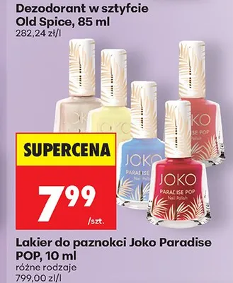 Lakier do paznokci Joko Paradise POP promocja w Biedronka