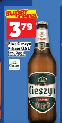 Piwo Cieszyn Pilsner promocja w TOPAZ