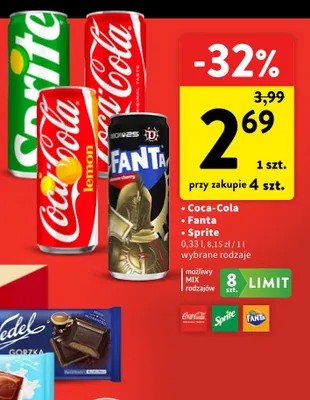 Napój gazowany Fanta promocja w Intermarche