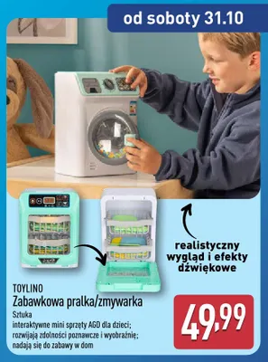 Zabawkowa zmywarka Toylino promocja w Aldi