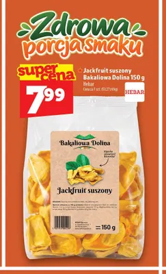 Jackfruit suszony Bakaliowa Dolina promocja w TOPAZ