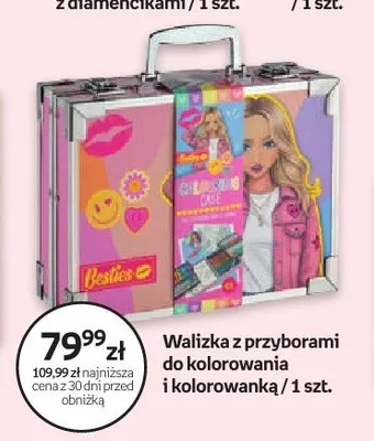 Walizka z przyborami do kolorowania i kolorowanką Besties promocja w Empik