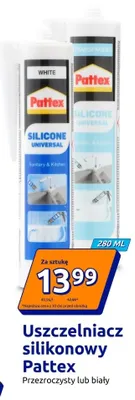 Uszczelniacz silikonowy przezroczysty lub biały promocja w Action