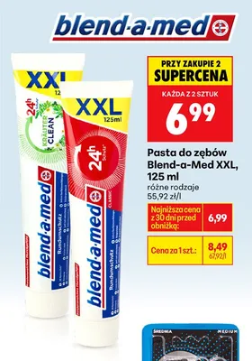 Pasta do zębów XXL promocja w Biedronka