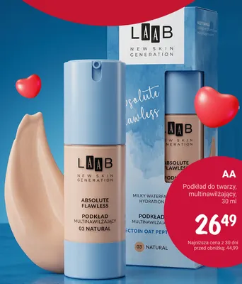 Podkład do twarzy multinawilżający AA promocja w Rossmann