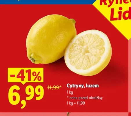 Cytryny promocja w Lidl